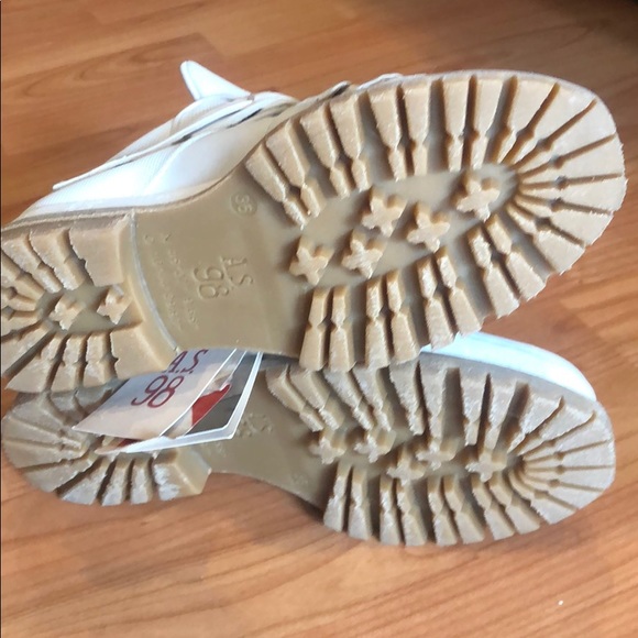 AS 98 White Bruce boot high top sneaker NWT - Picture 5 of 6